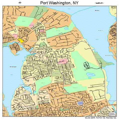 map of port washington.